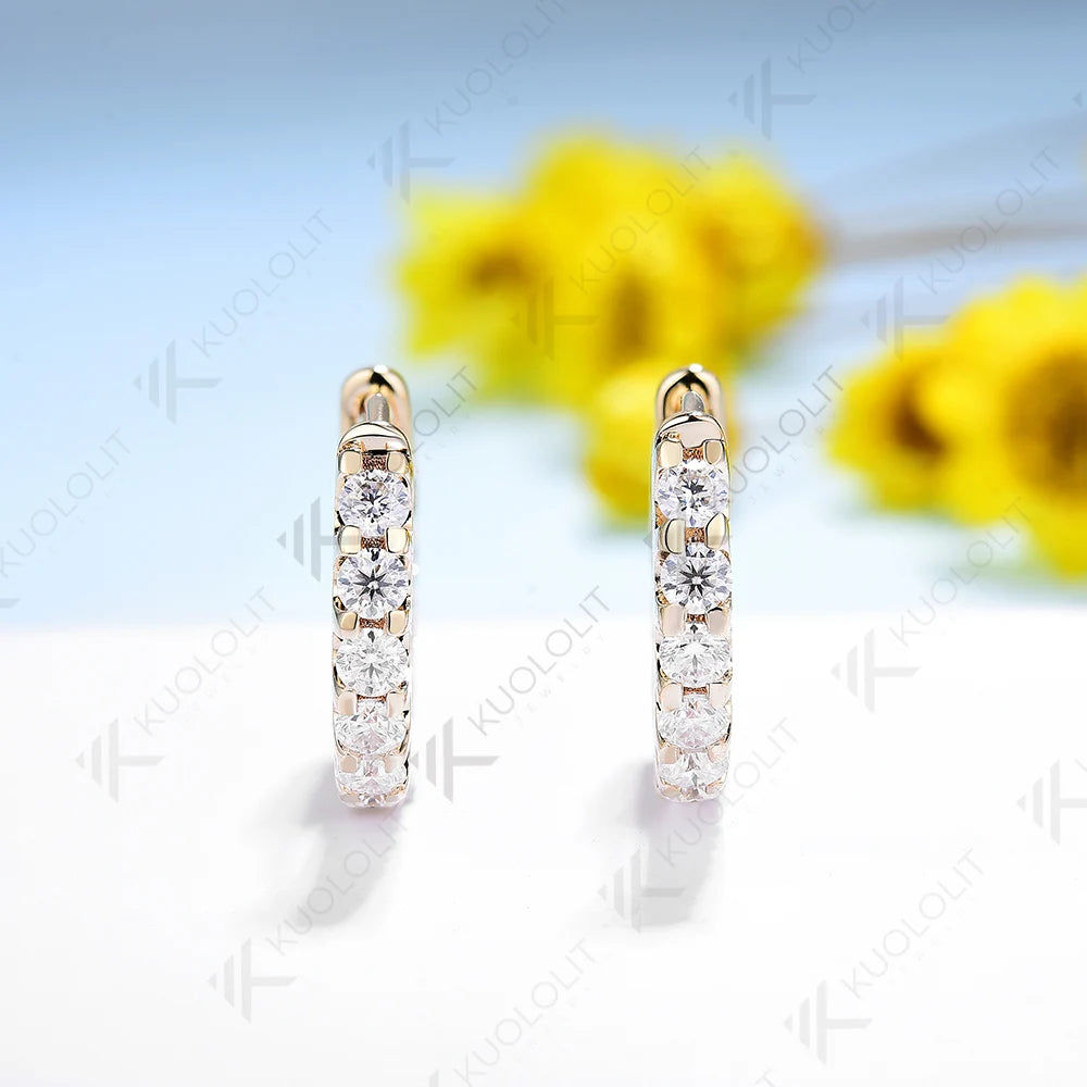 Sunflower Sparkle Hoops