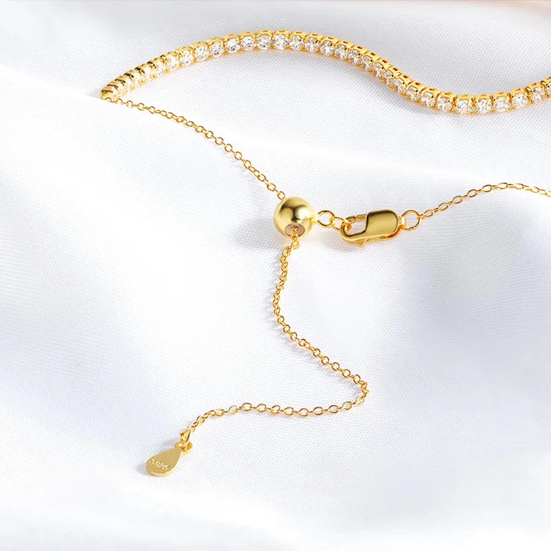 Moonlit Grace Moissanite Necklace