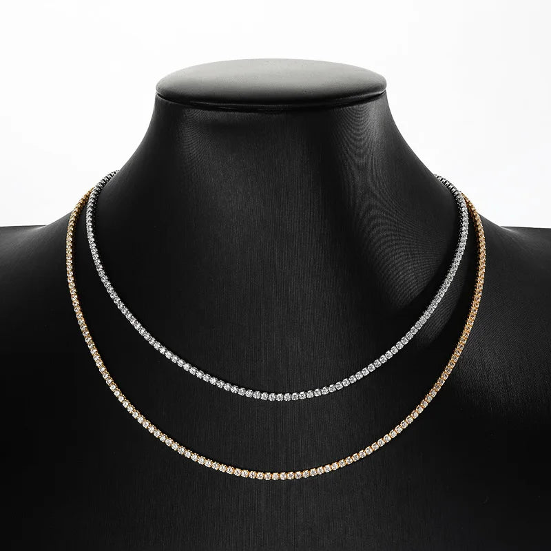 Moonlit Grace Moissanite Necklace