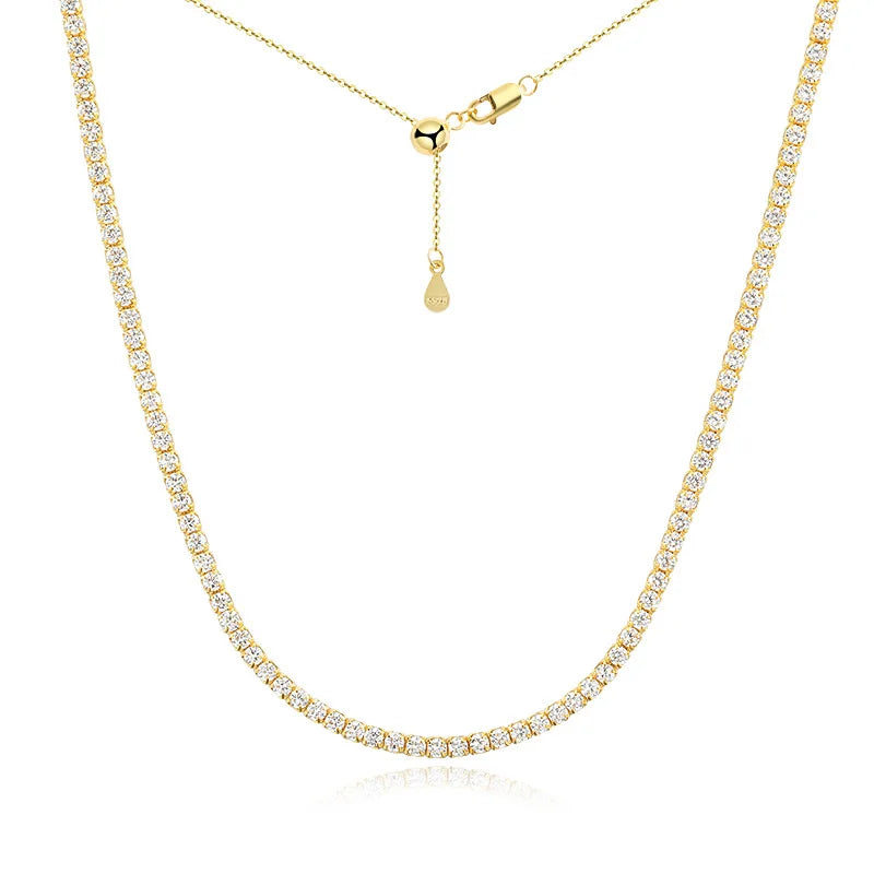 Moonlit Grace Moissanite Necklace