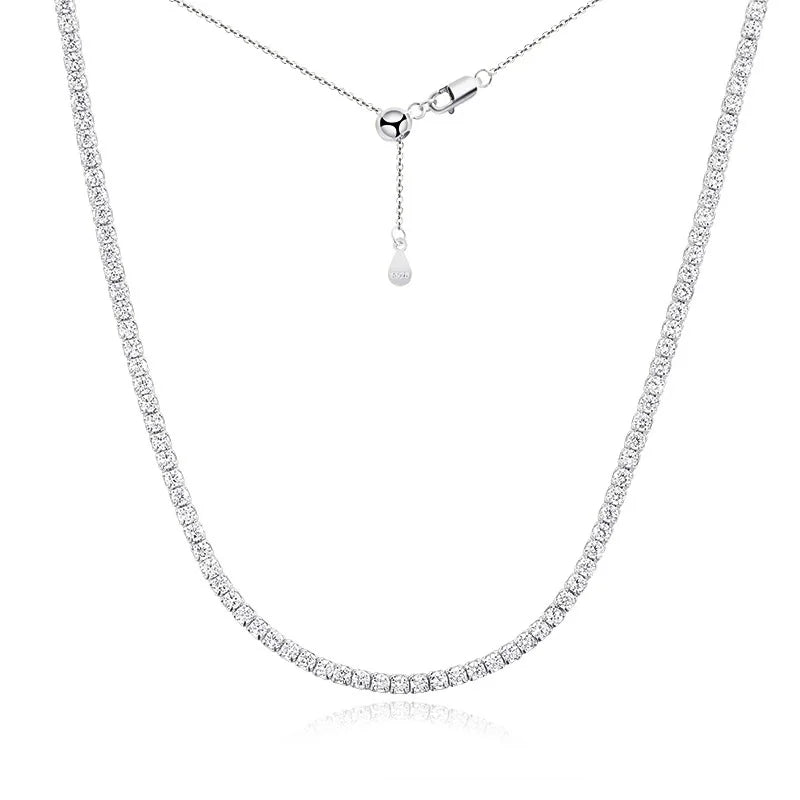 Moonlit Grace Moissanite Necklace