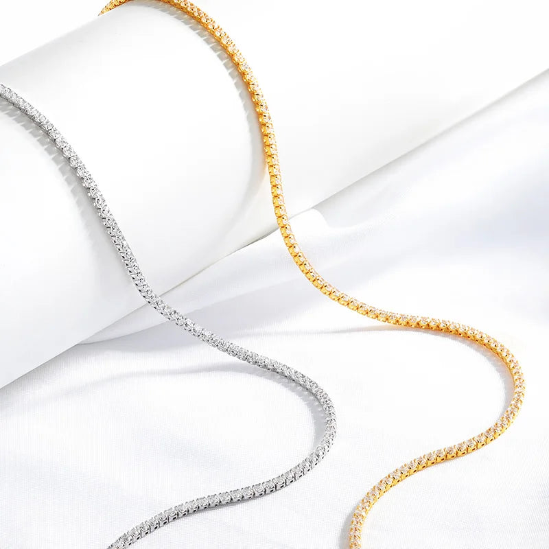 Moonlit Grace Moissanite Necklace